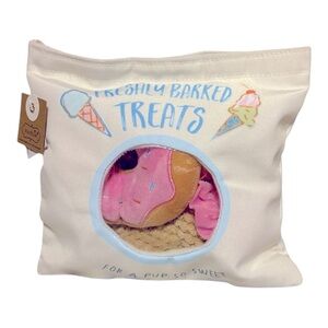 Mud Pie Freshly Baked Treats Dog Toy Set NWT